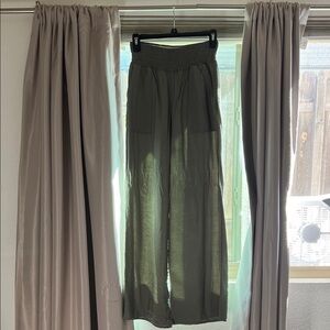 Simply Vera Vera Wang Olive Green Wide-Leg Pants